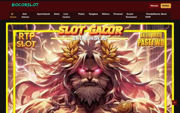 Screenshot of bocorslot.net
