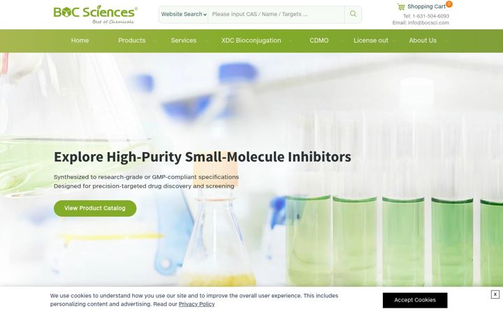 Screenshot of bocsci.com