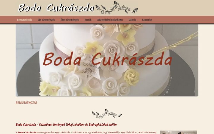 Screenshot of bodacukraszda.hu