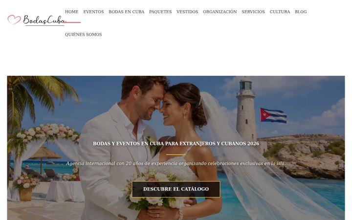 Screenshot of bodascuba.me