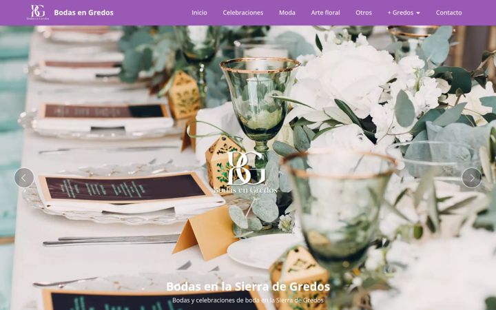 Screenshot of bodasengredos.com