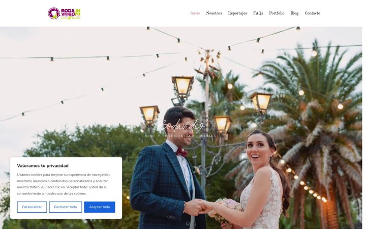 Screenshot of bodavideo.com