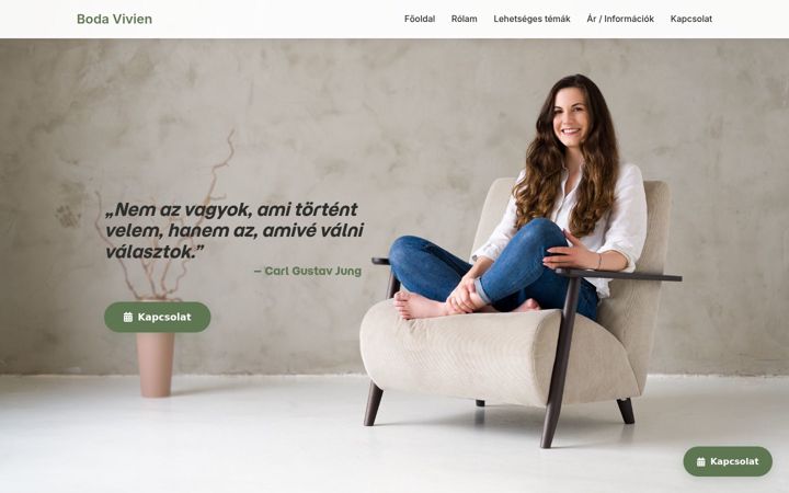 Screenshot of bodavivien.hu