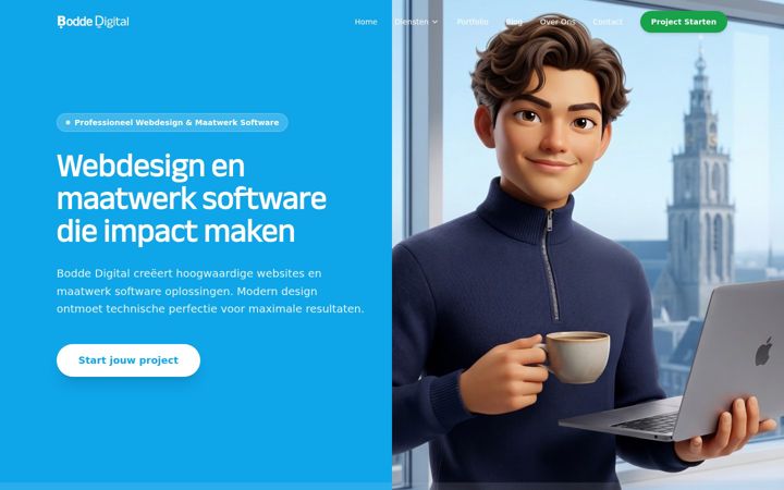 Screenshot of boddedigital.nl