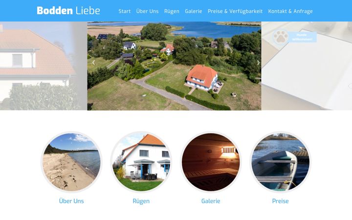 Screenshot of boddenliebe.de