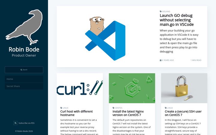 Screenshot of bode.one