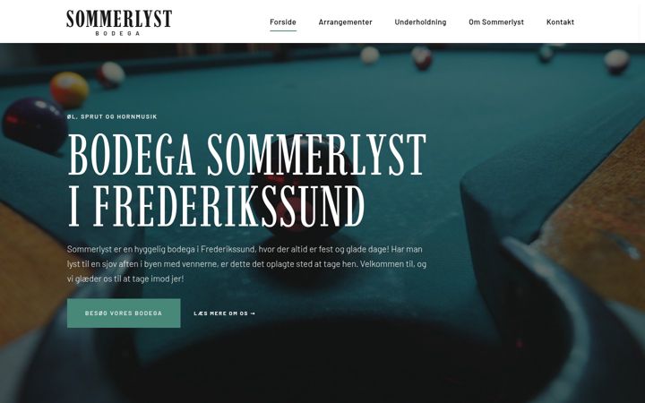 Screenshot of bodega-sommerlyst.dk