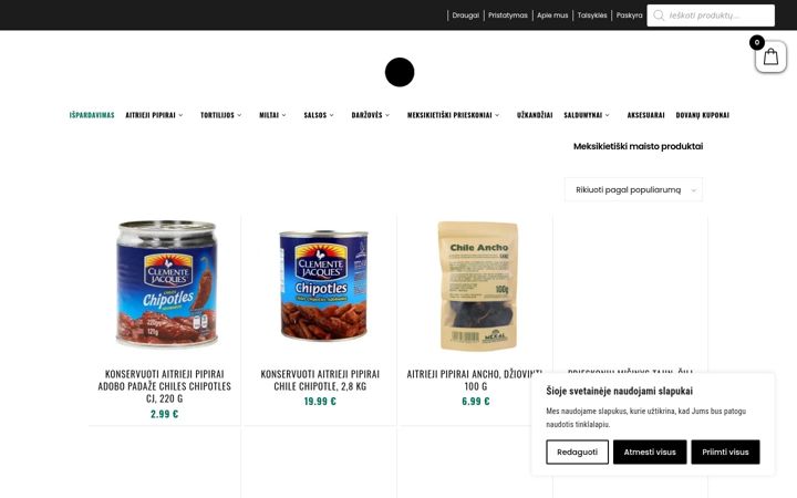 Screenshot of bodega.lt