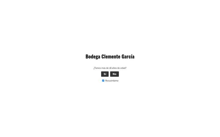 Screenshot ta' bodegaclementegarcia.com