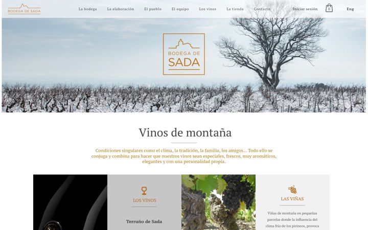 Snímek obrazovky bodegadesada.com