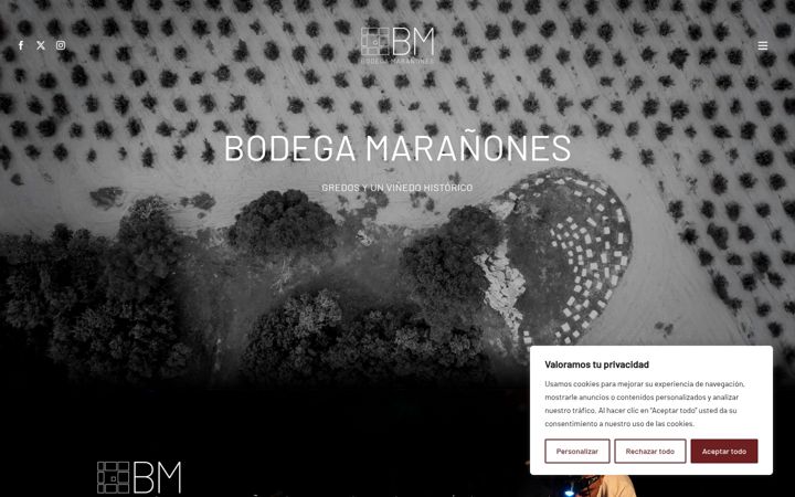Screenshot di bodegamaranones.com