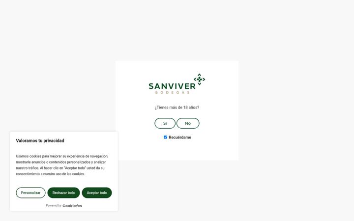 Screenshot of bodegas-sanviver.com