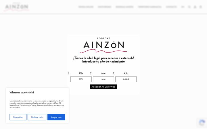 Screenshot of bodegasainzon.es