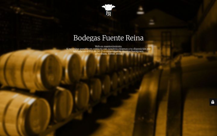 Screenshot of bodegasfuentereina.com