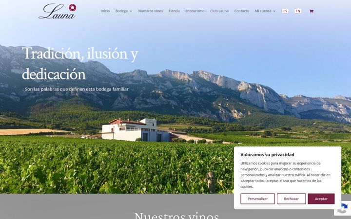 Zrzut ekranu bodegaslauna.com