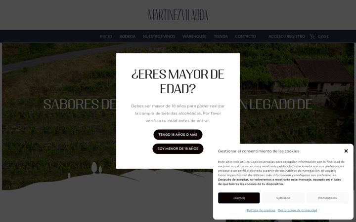 Zrzut ekranu bodegasmartinezvilaboa.com