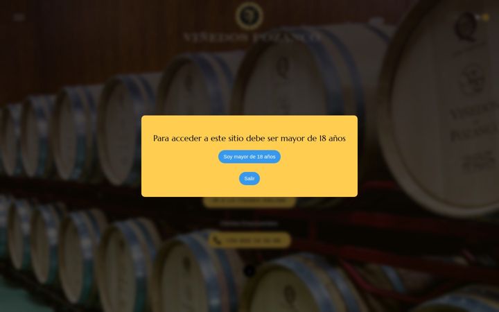 Screenshot ta' bodegaspozanco.es