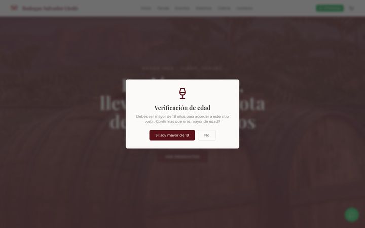 Screenshot of bodegassalvadorlledo.com