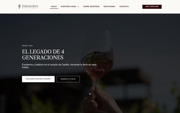 Screenshot of bodegasthesaurus.com