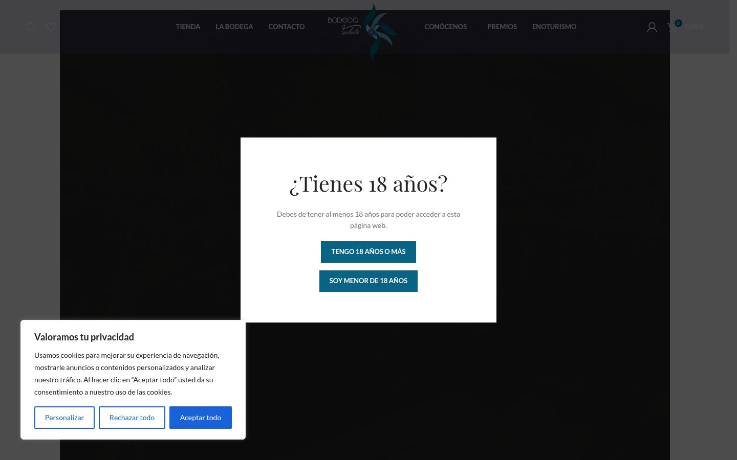Capture d'écran de la bannière de consentement affichée avant toute interaction