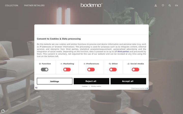 Screenshot ta' bodema.it