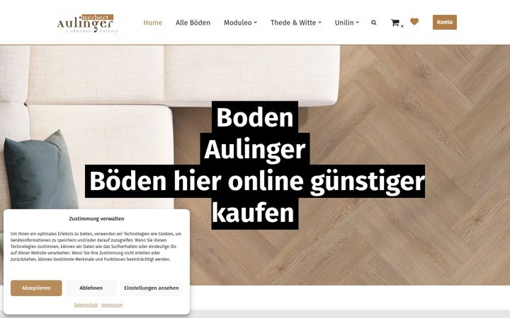 Screenshot of boden-aulinger.de