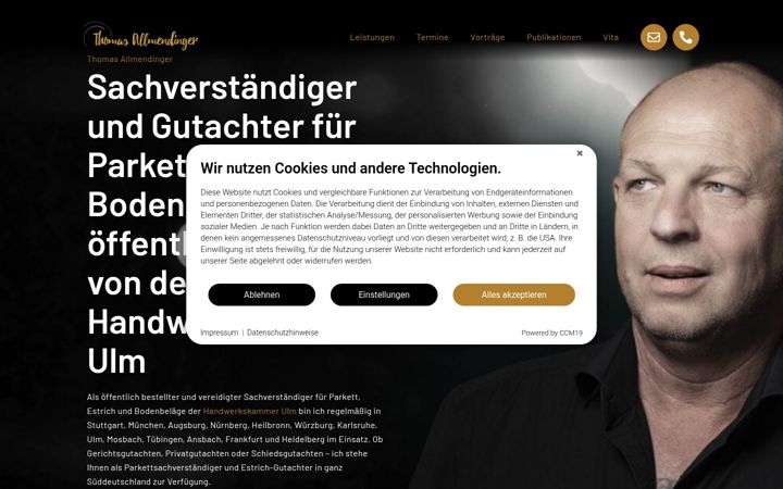 Screenshot of boden-sachverstaendiger.de