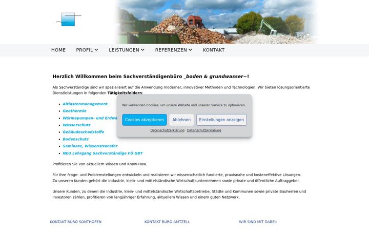 Screenshot of boden-und-grundwasser.com