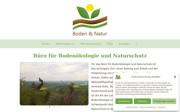 Screenshot of boden-und-natur.de