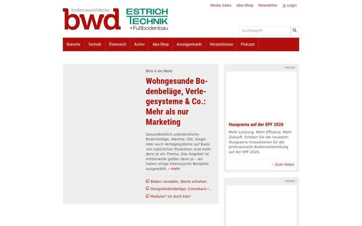 Screenshot of boden-wand-decke.de