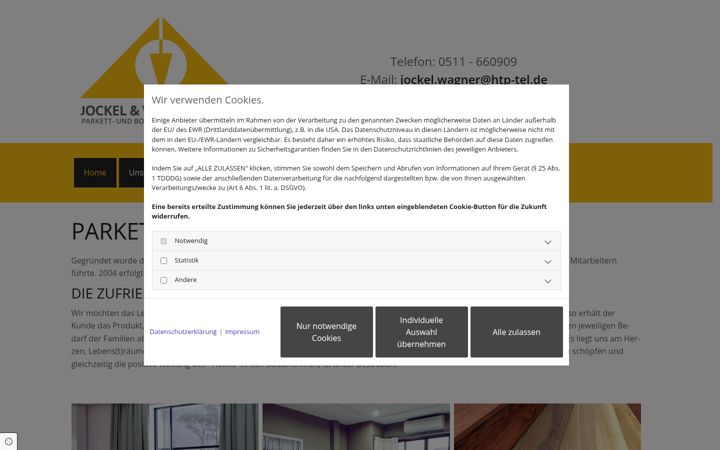 Screenshot of bodenbautechnik.de
