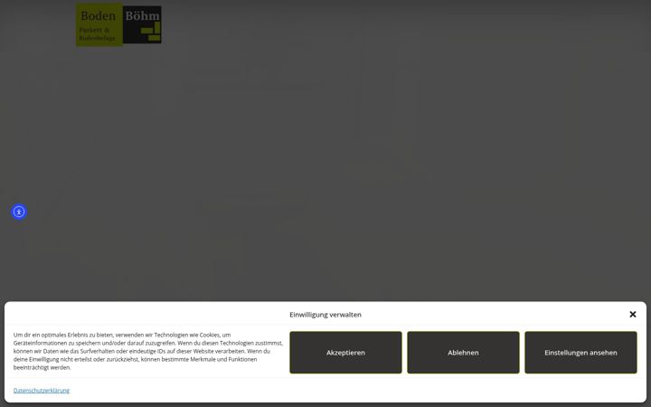 Screenshot of bodenboehm.de