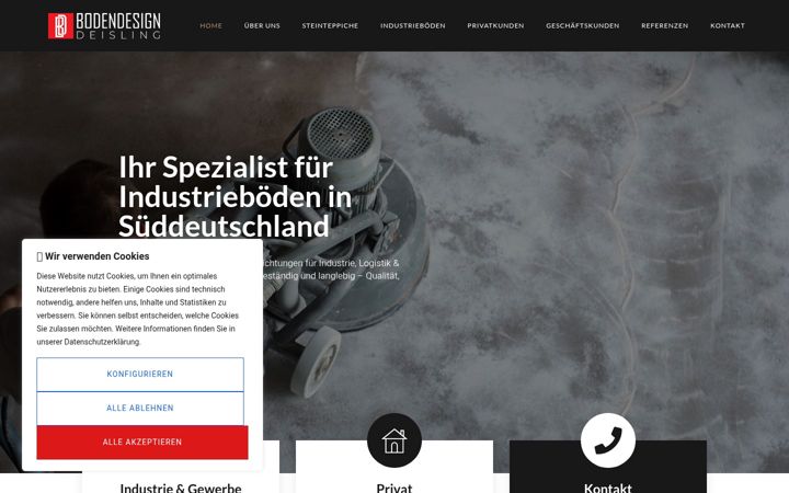 Screenshot of bodendesign-deisling.de