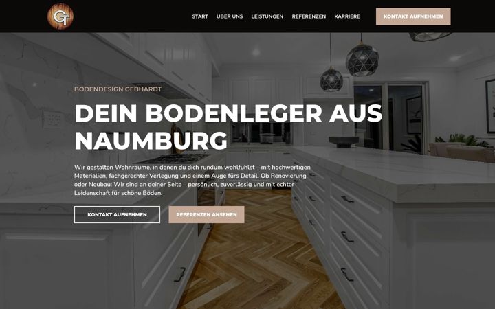 Screenshot of bodendesign-gebhardt.de