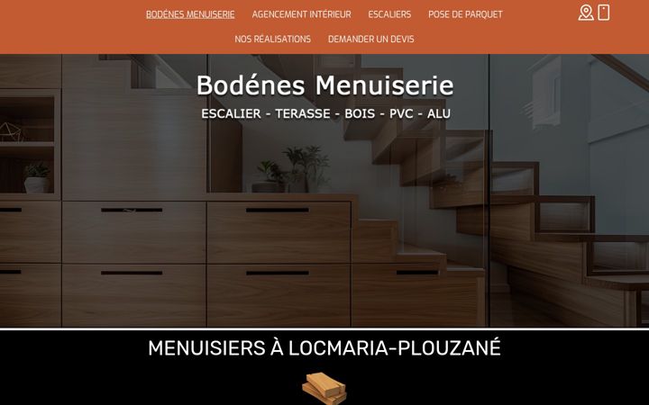 Screenshot of bodenes-menuiserie.fr