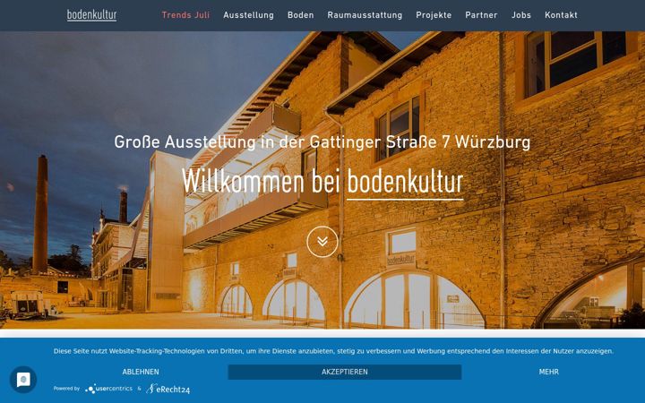 Screenshot von bodenkultur.net