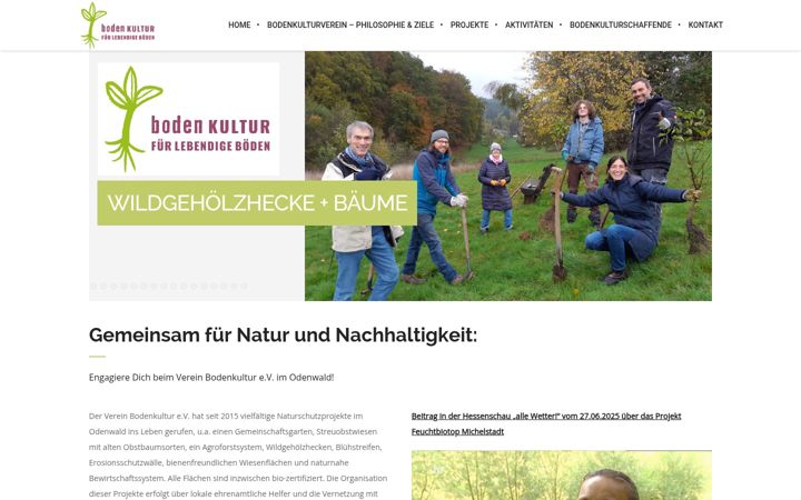 Screenshot of bodenkultur.org