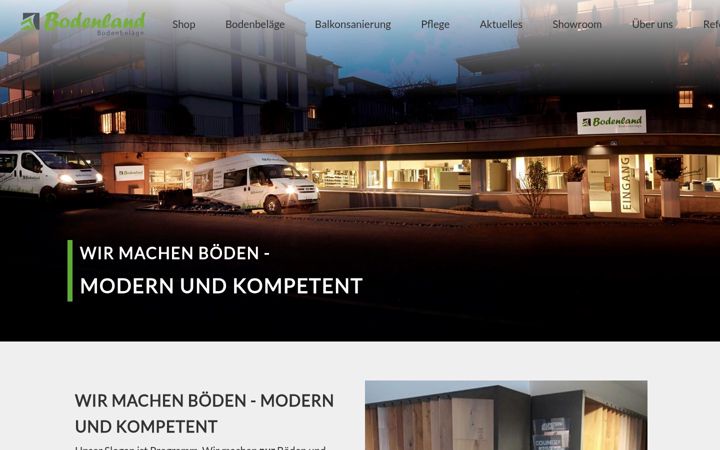 Screenshot of bodenland.ch
