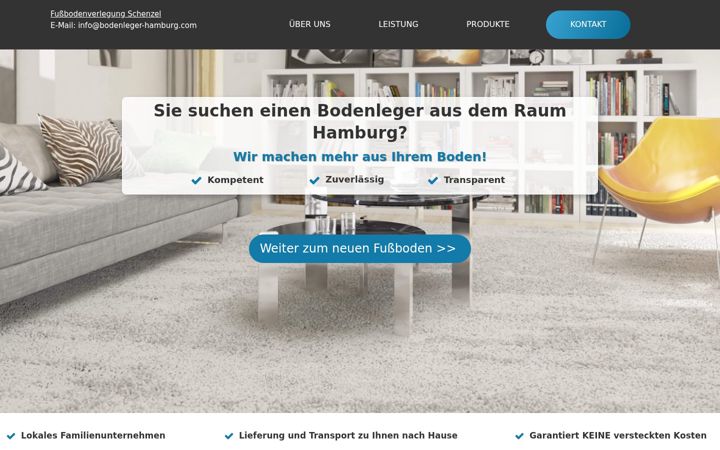 Screenshot of bodenleger-hamburg.com