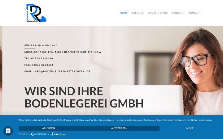 Screenshot of bodenlegerei-rettkowski.de