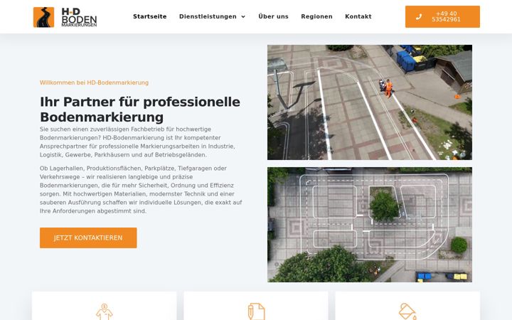 Screenshot of bodenmarkierung-hd.de