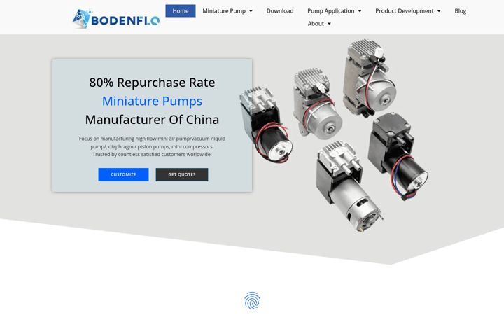 Screenshot of bodenpump.com