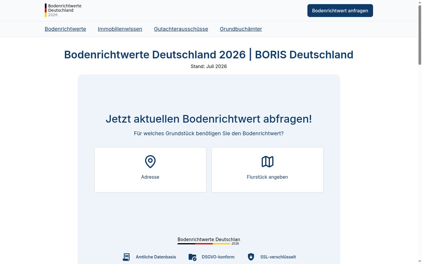 Screenshot des Einwilligungsbanners vor jeglicher Interaktion