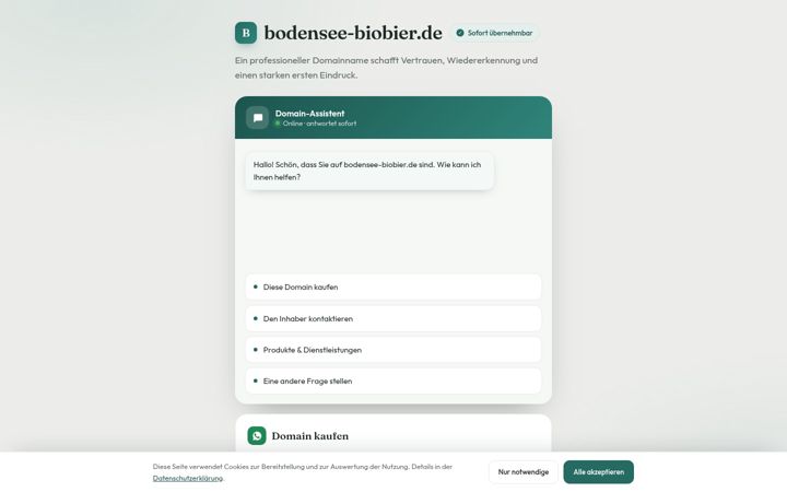 Snimka zaslona za bodensee-biobier.de