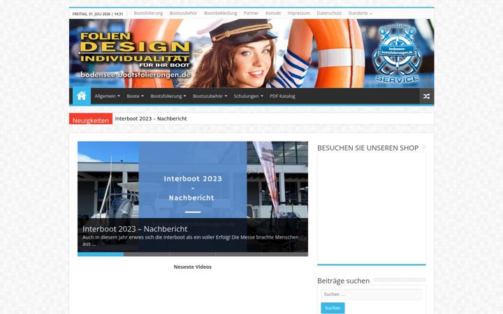 Screenshot di bodensee-bootsfolierungen.de