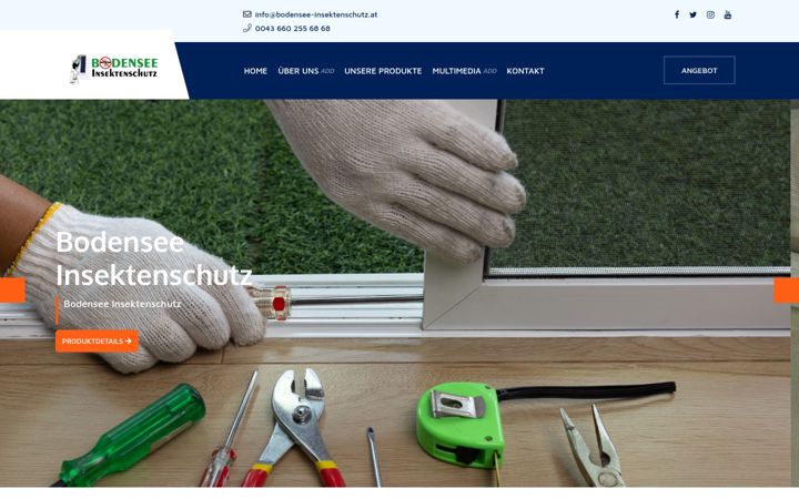 Screenshot of bodensee-insektenschutz.at