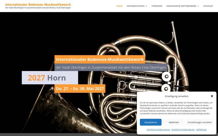 Captura de ecrã de bodensee-musikwettbewerb.de