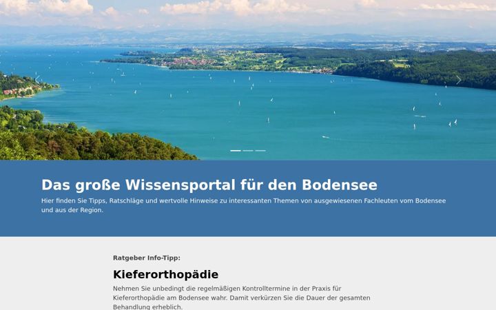 Captura de ecrã de bodensee-ratgeber.de