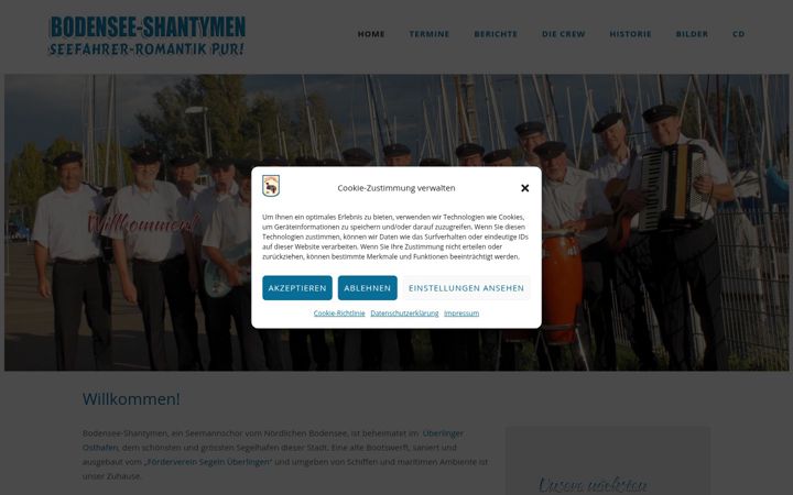 Screenshot di bodensee-shantymen.de