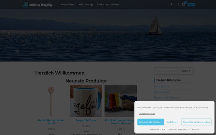 Screenshot of bodensee-shopping.com